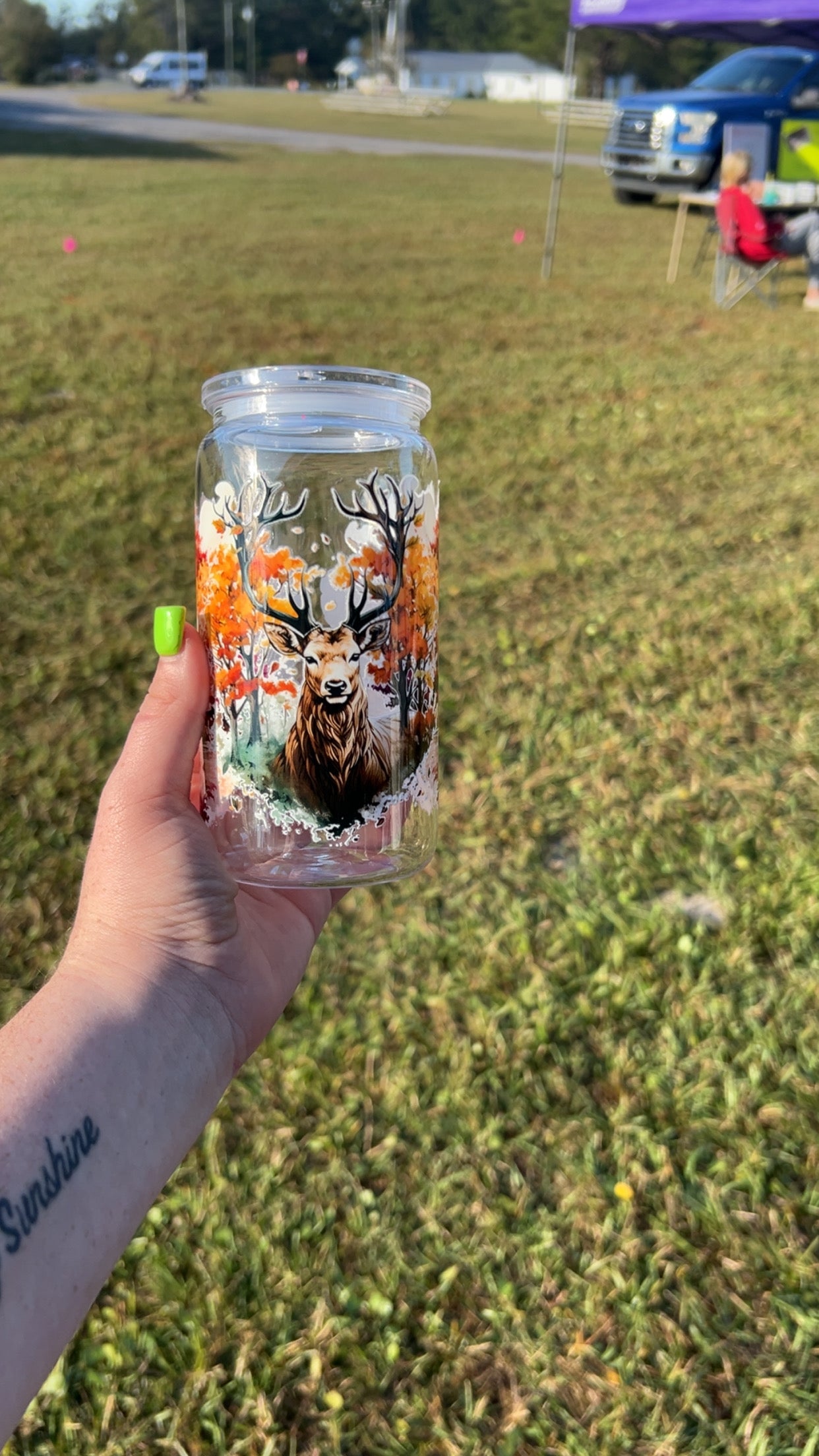Deer - 16oz Plastic