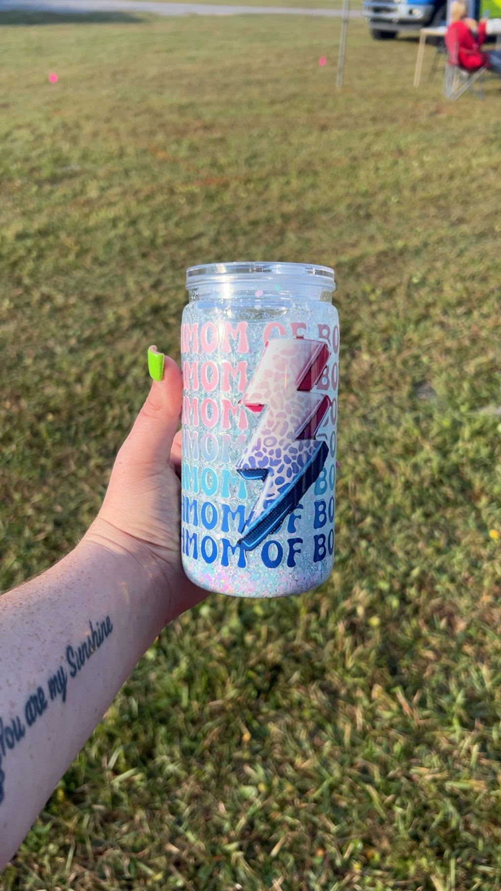 Mom of Both - 16oz Plastic