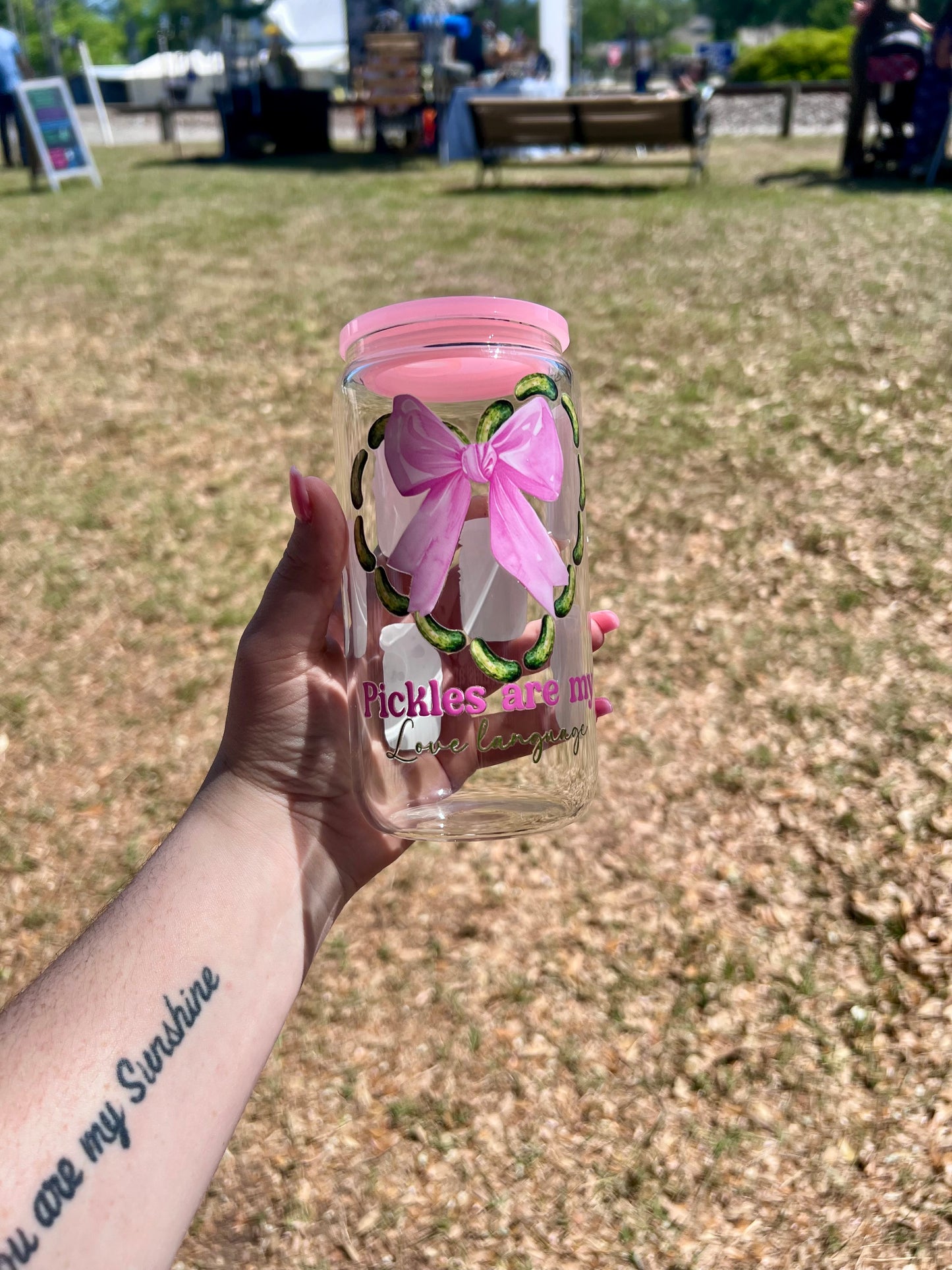 16oz Glass - Pickles