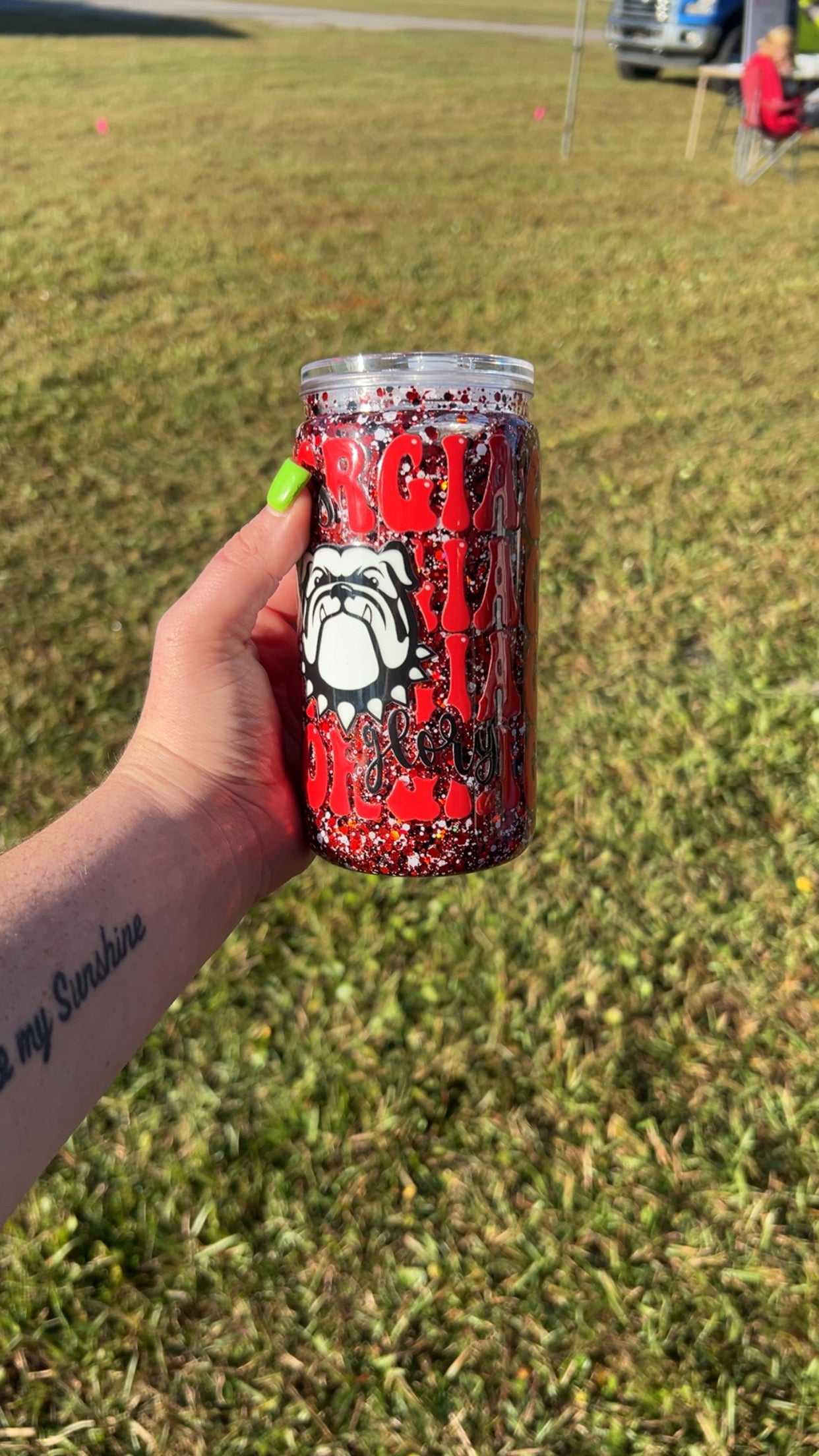 Georgia Bulldogs - 16oz Plastic