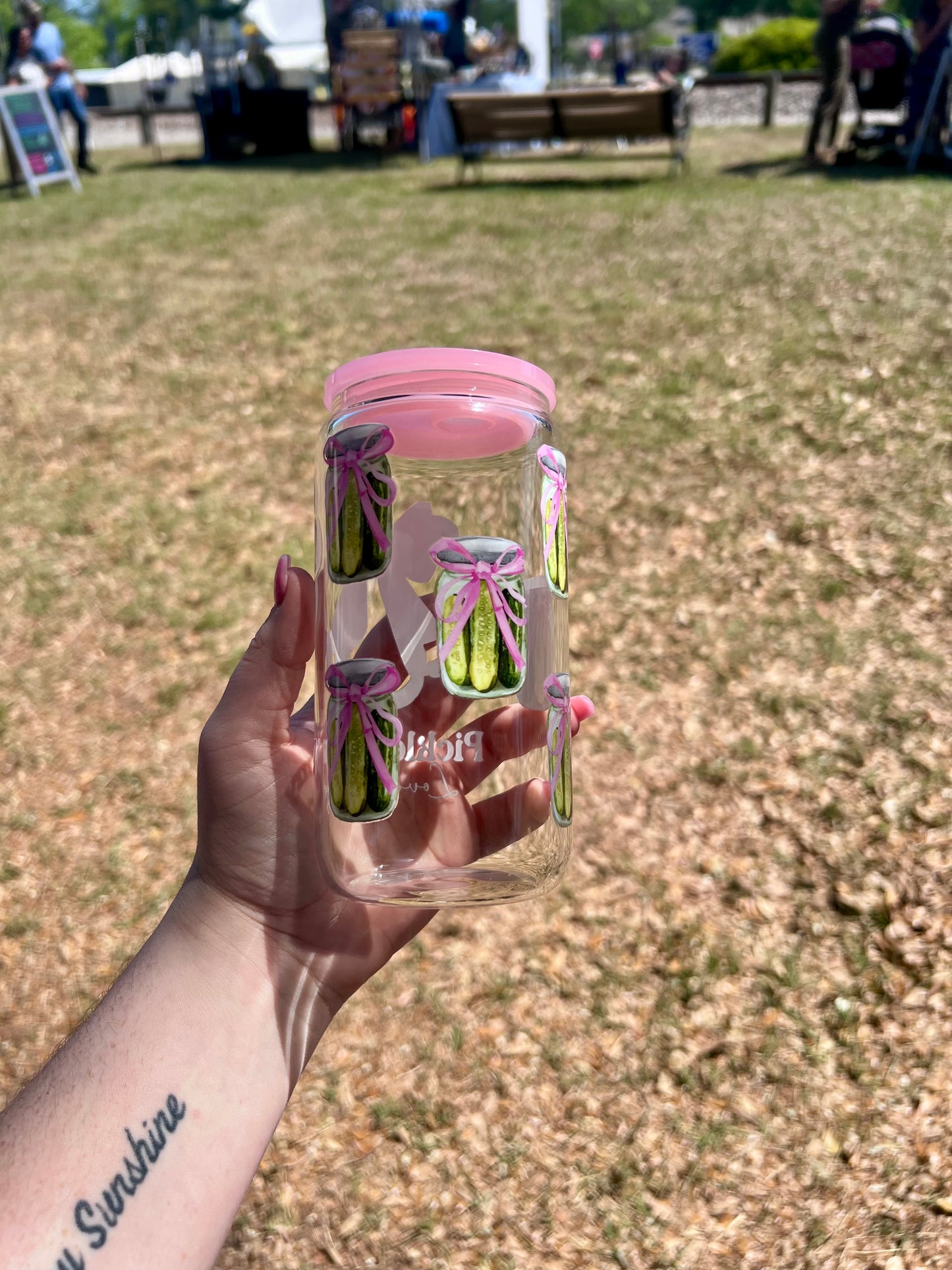 16oz Glass - Pickles
