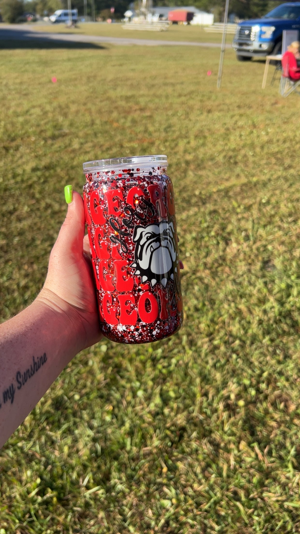 Georgia Bulldogs - 16oz Plastic