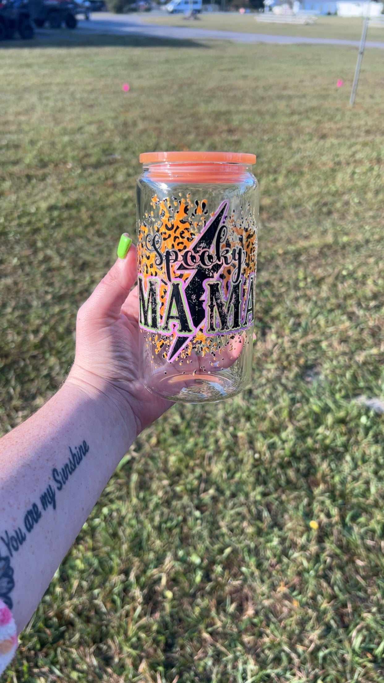 Spooky Mama - 16oz Glass