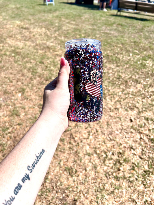 16oz Plastic - Love My Soldier