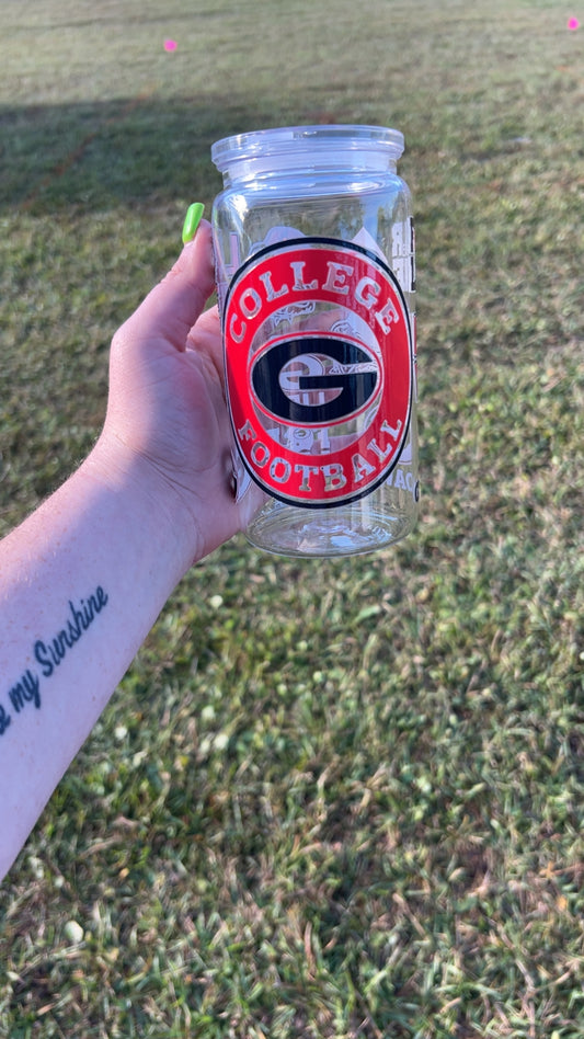 Georgia Bulldogs- 16oz Plastic