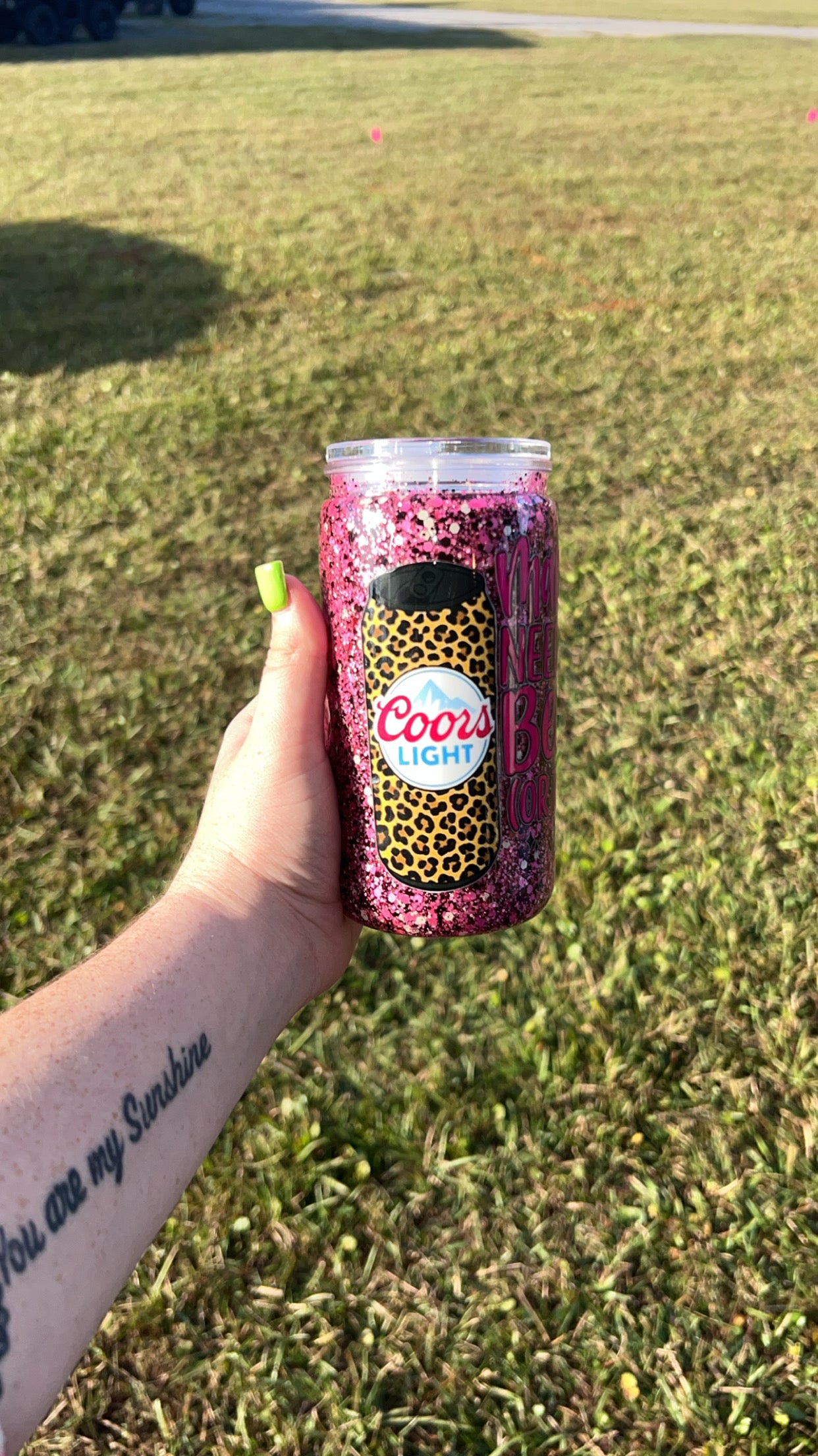 Mama Needs A Beer - 16oz Plastic