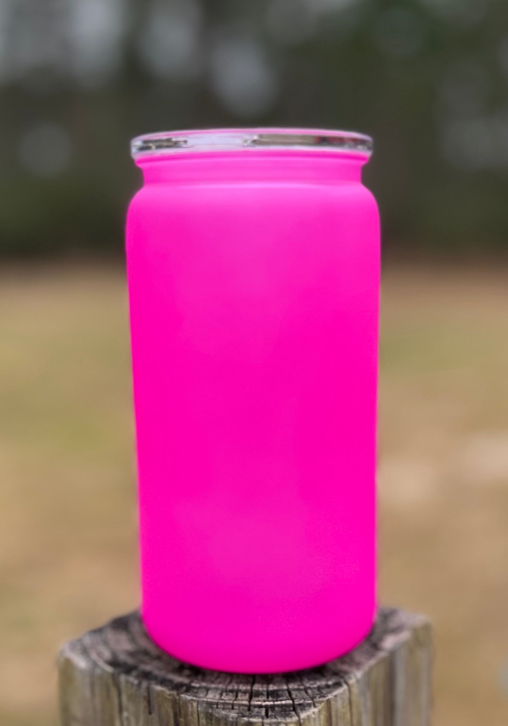 Dark Pink Plastic Cup