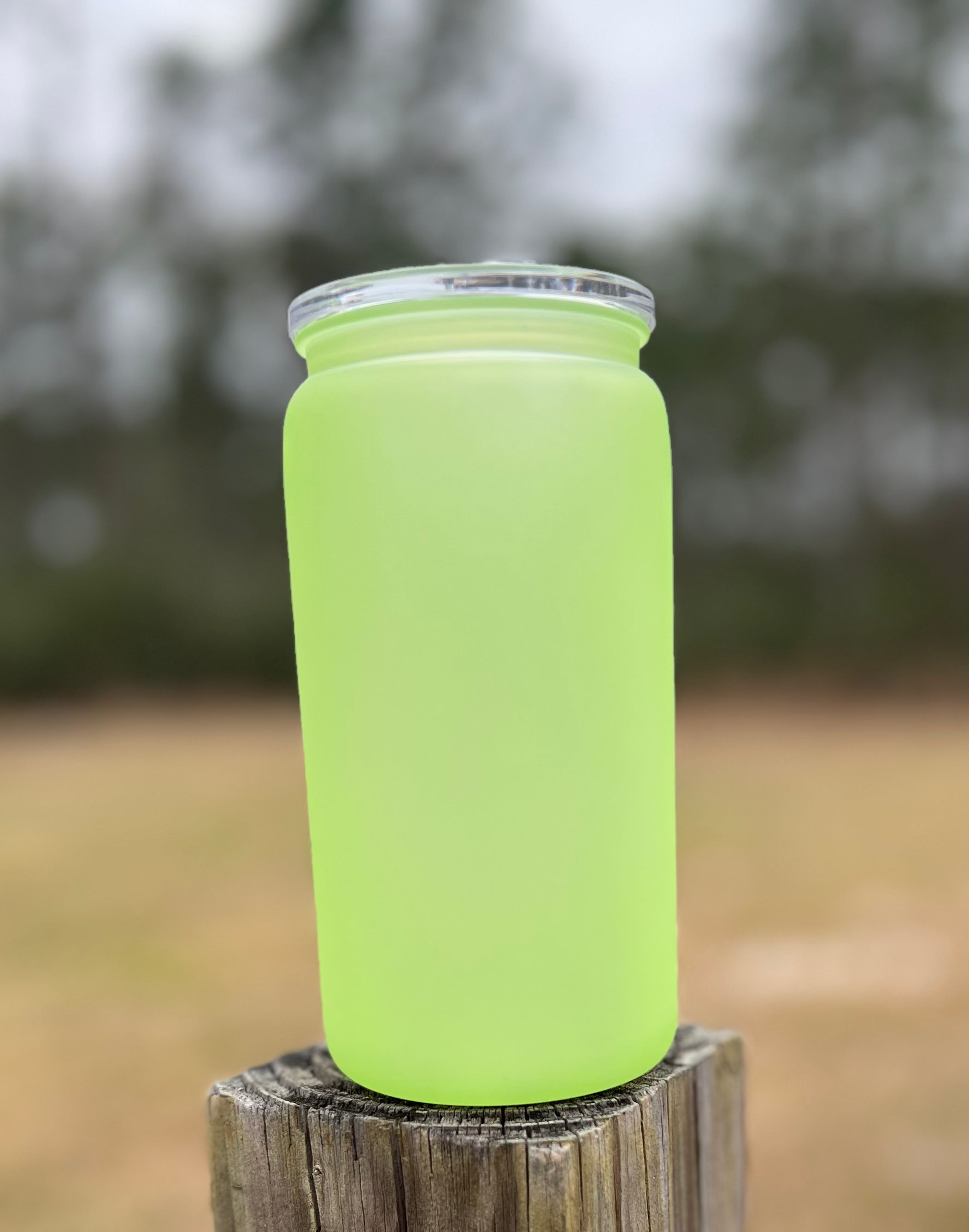 Lime Green Plastic Cup