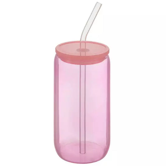 16oz Glass - Pink