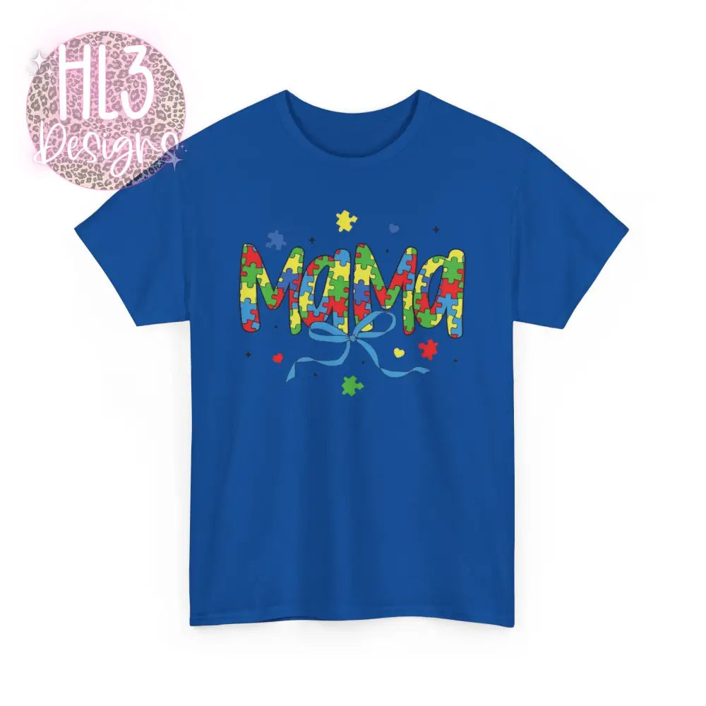 Autism Mama Tee - Royal / S - T-Shirt
