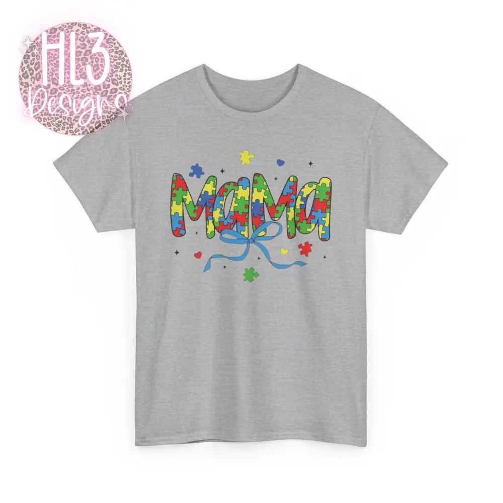 Autism Mama Tee - Sport Grey / S - T-Shirt