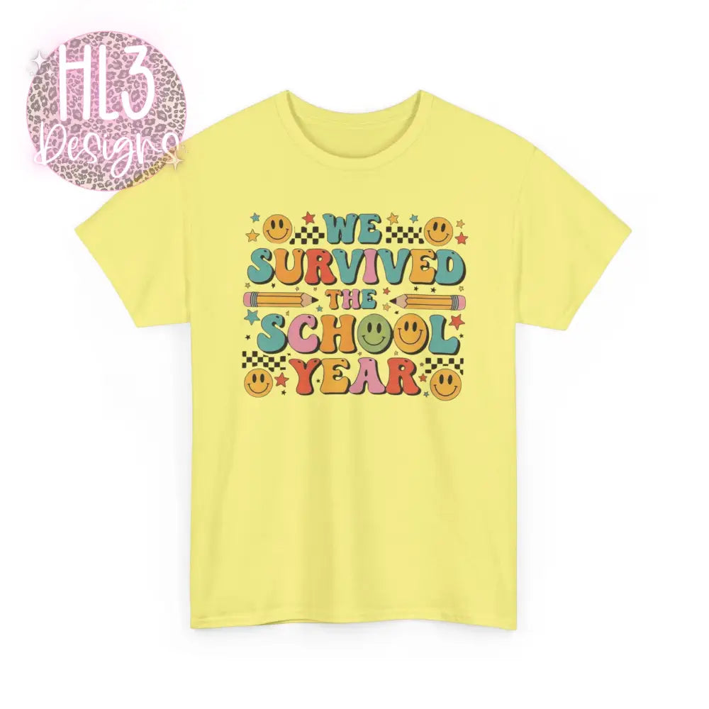 End of School Tee - Cornsilk / S - T-Shirt