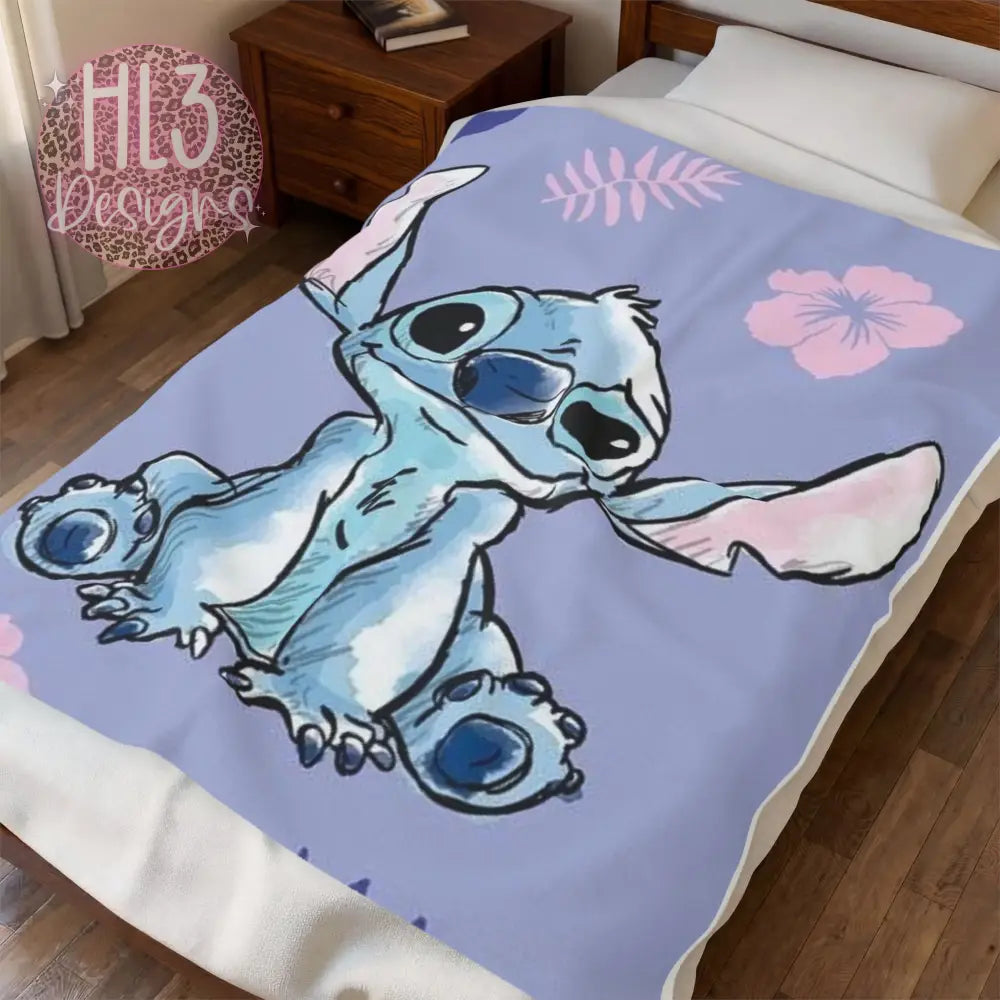 Large Stitch Blanket (4 foot x 5 foot) - 50’’ × 60’’ - All Over Prints