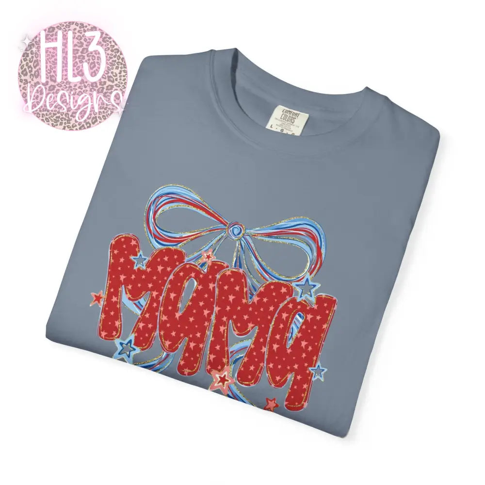 Mama 4th of July Comfort Color T-shirt - T-Shirt