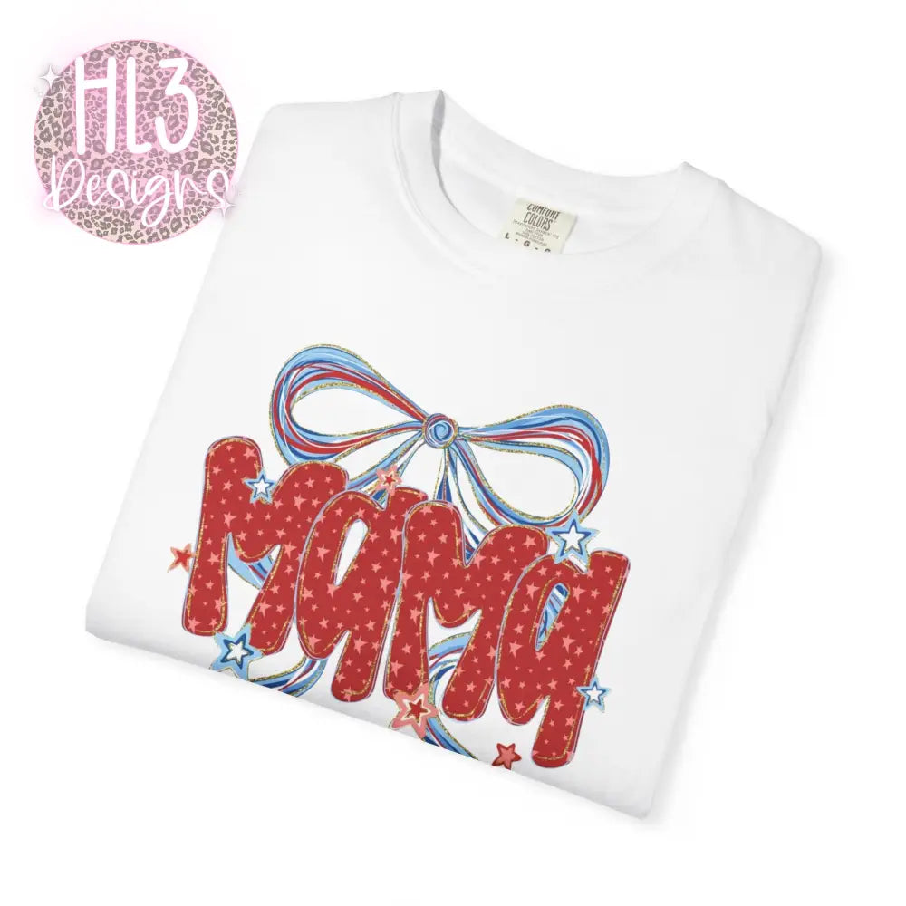 Mama 4th of July Comfort Color T-shirt - T-Shirt