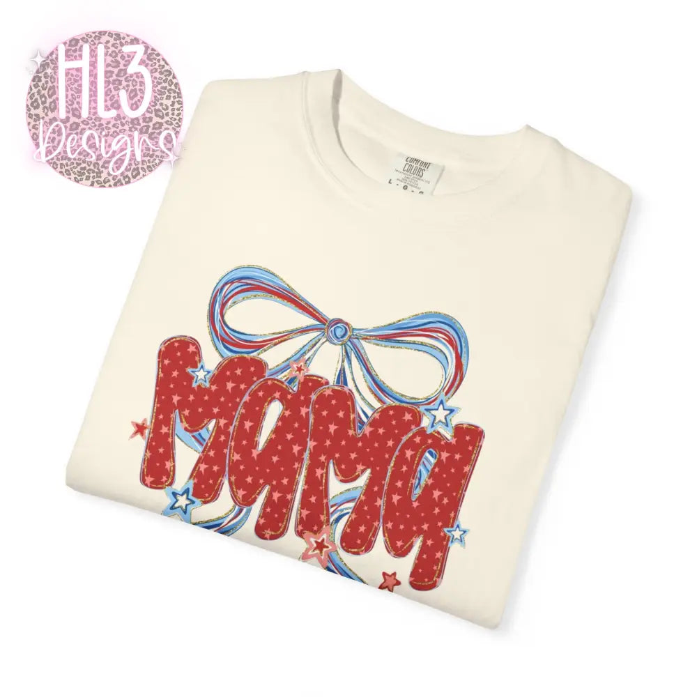Mama 4th of July Comfort Color T-shirt - T-Shirt