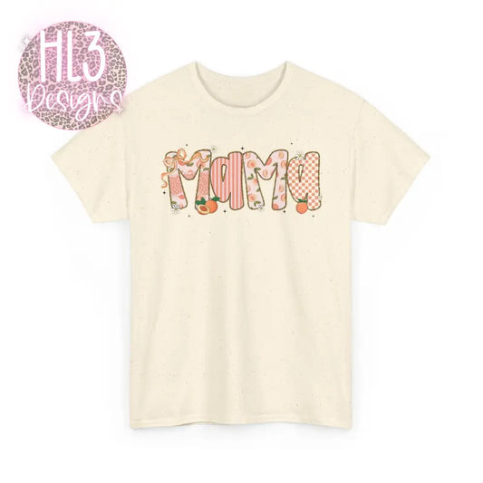 Mama Peach Tee - Natural / S - T-Shirt