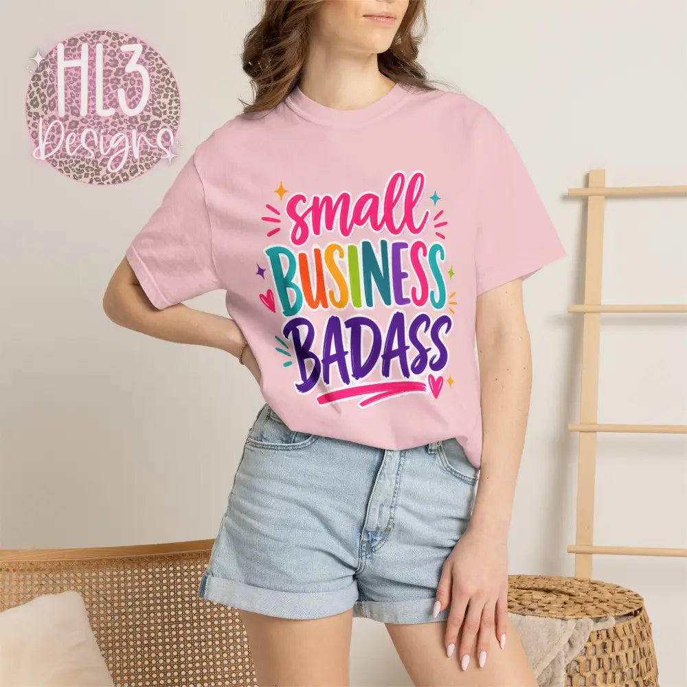 Small Business Badass Comfort Color T-Shirt - Blossom / S - T-Shirt