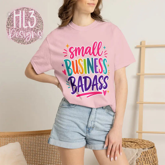 Small Business Badass Comfort Color T-Shirt - Blossom / S - T-Shirt