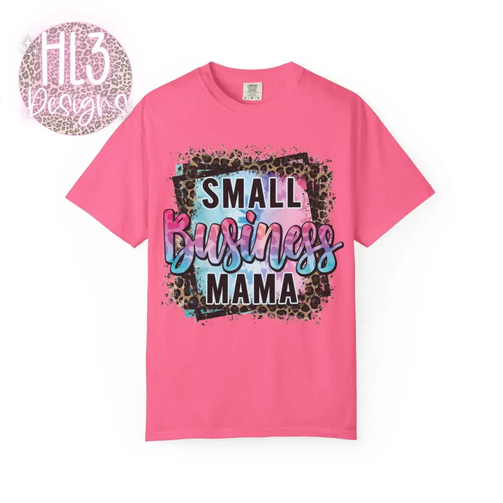 Small Business Mama Comfort Color Tee - Crunchberry / S - T-Shirt