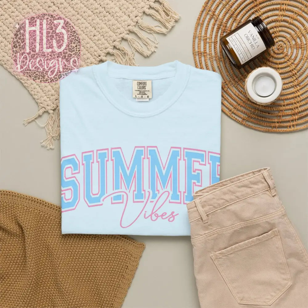 Summer Vibes Comfort Color Tee - T-Shirt