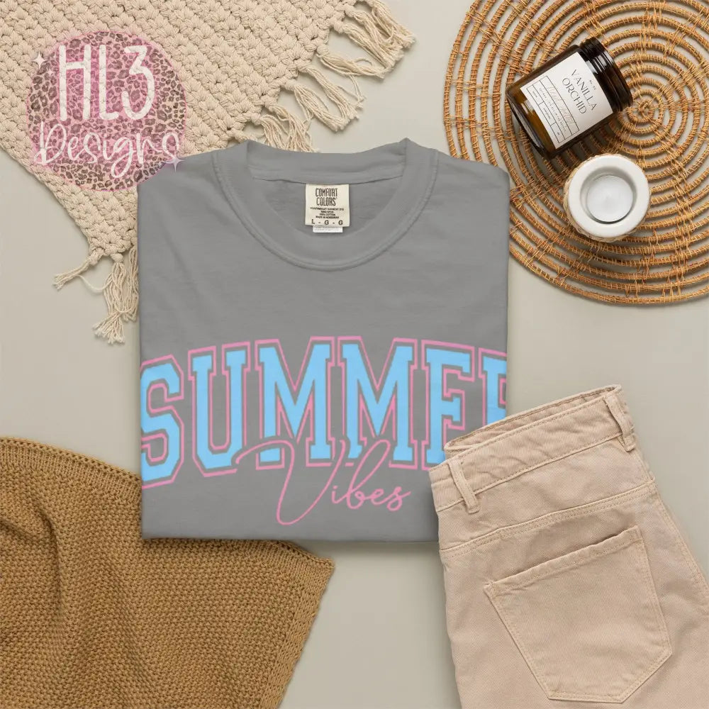 Summer Vibes Comfort Color Tee - T-Shirt