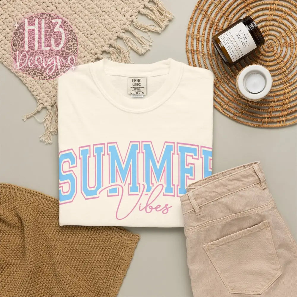 Summer Vibes Comfort Color Tee - T-Shirt