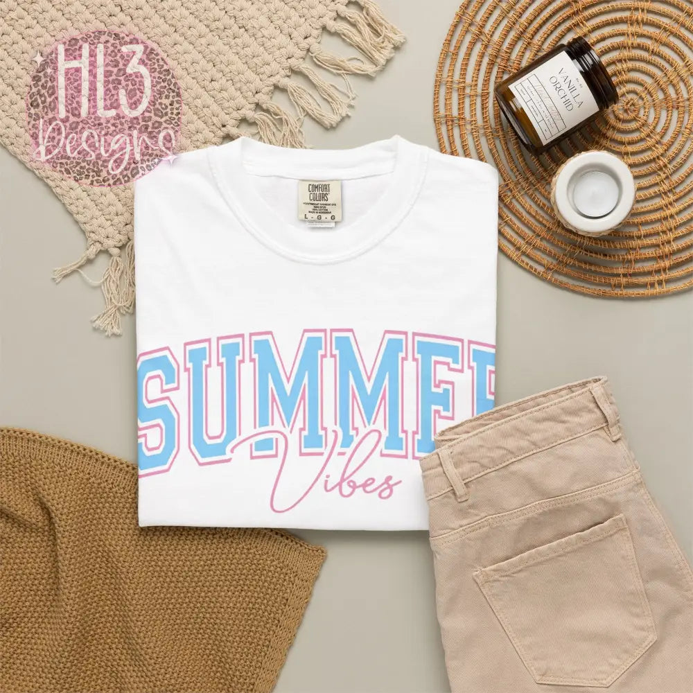 Summer Vibes Comfort Color Tee - T-Shirt