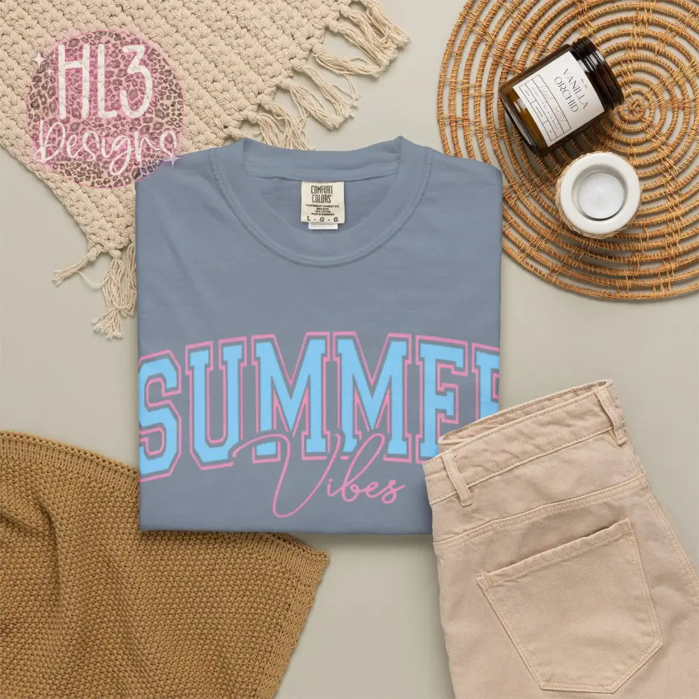 Summer Vibes Comfort Color Tee - T-Shirt