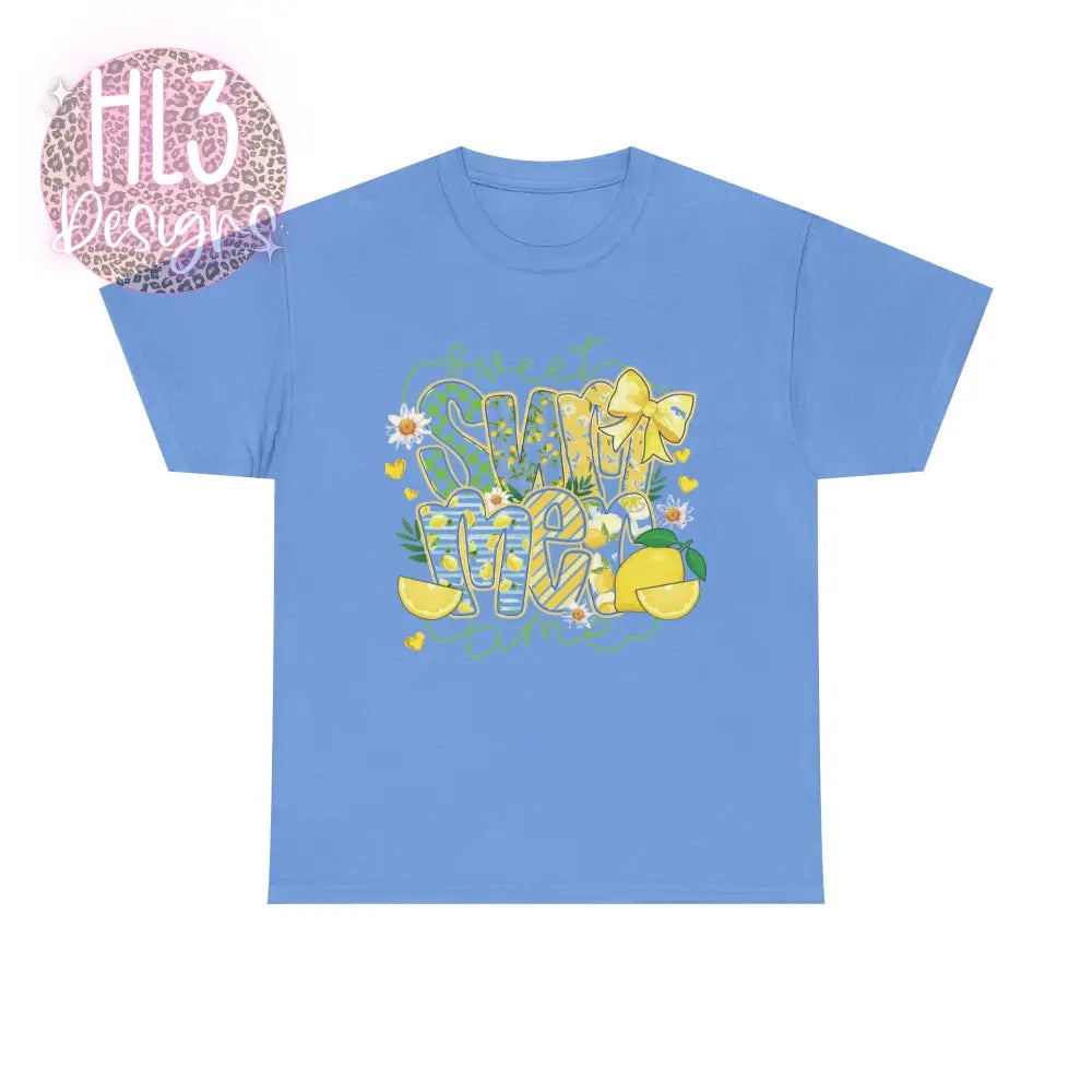 Sweet Summertime Lemon Tee - Carolina Blue / S - T-Shirt