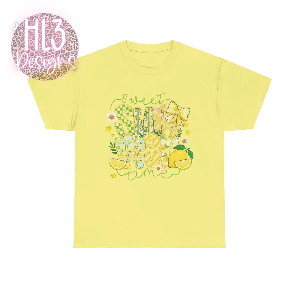 Sweet Summertime Lemon Tee - Cornsilk / S - T-Shirt