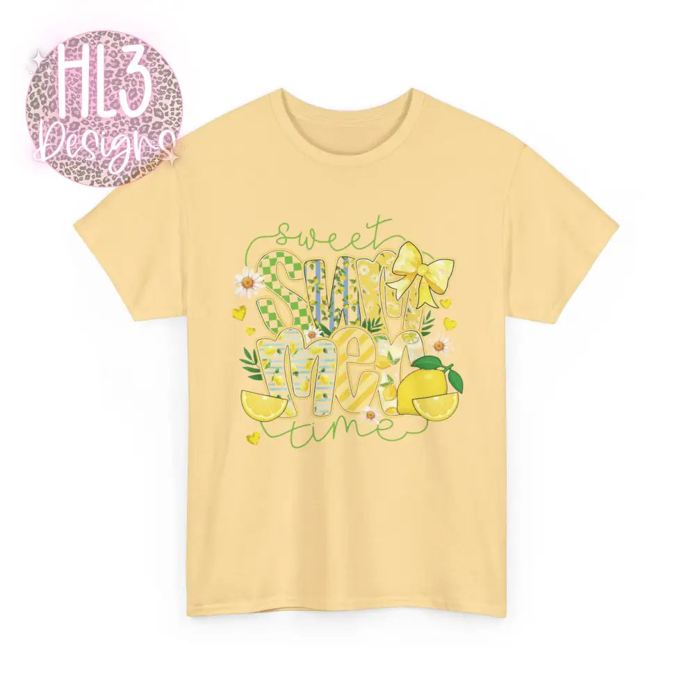 Sweet Summertime Lemon Tee - Yellow Haze / S - T-Shirt