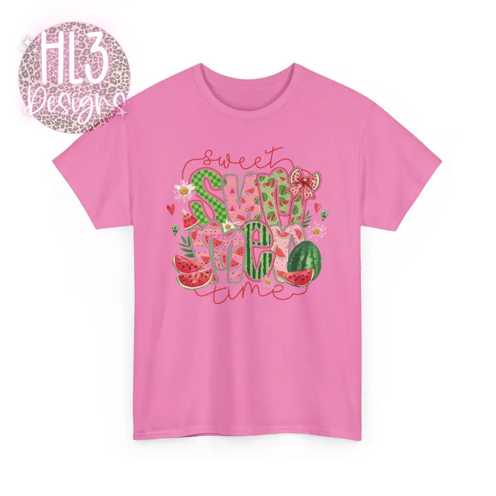 Sweet Summertime Watermelon Tee - Azalea / S - T-Shirt