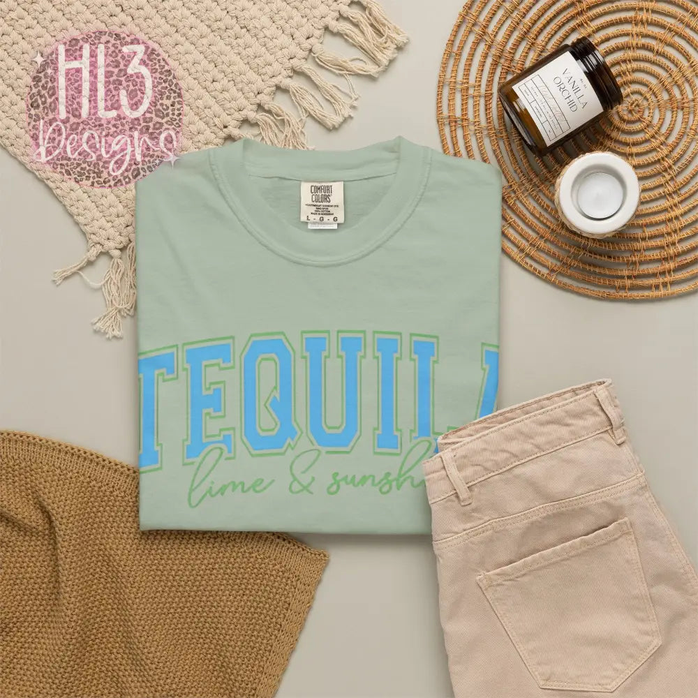 Tequila Lime & Sunshine Comfort Color Tee - T-Shirt