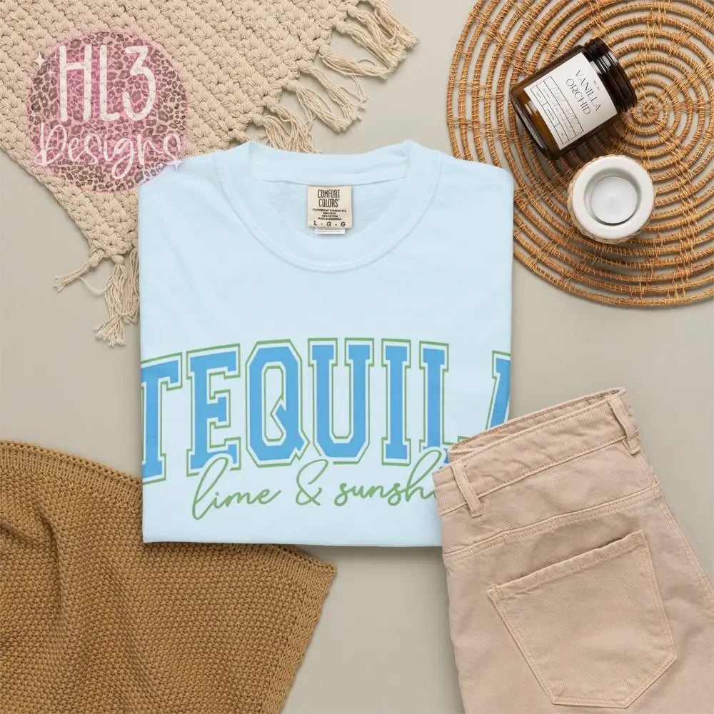 Tequila Lime & Sunshine Comfort Color Tee - T-Shirt