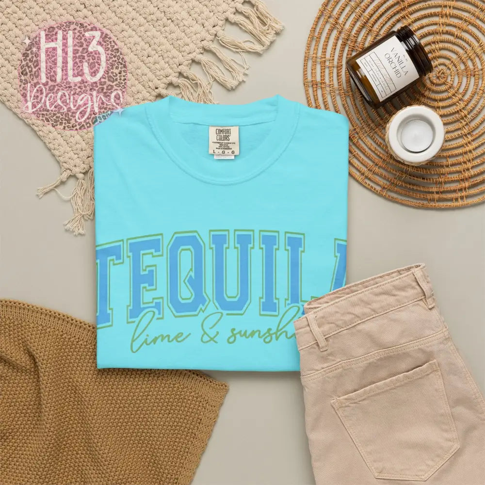 Tequila Lime & Sunshine Comfort Color Tee - T-Shirt