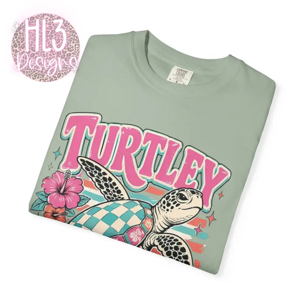 Turtley Over It Comfort Color T-shirt - T-Shirt