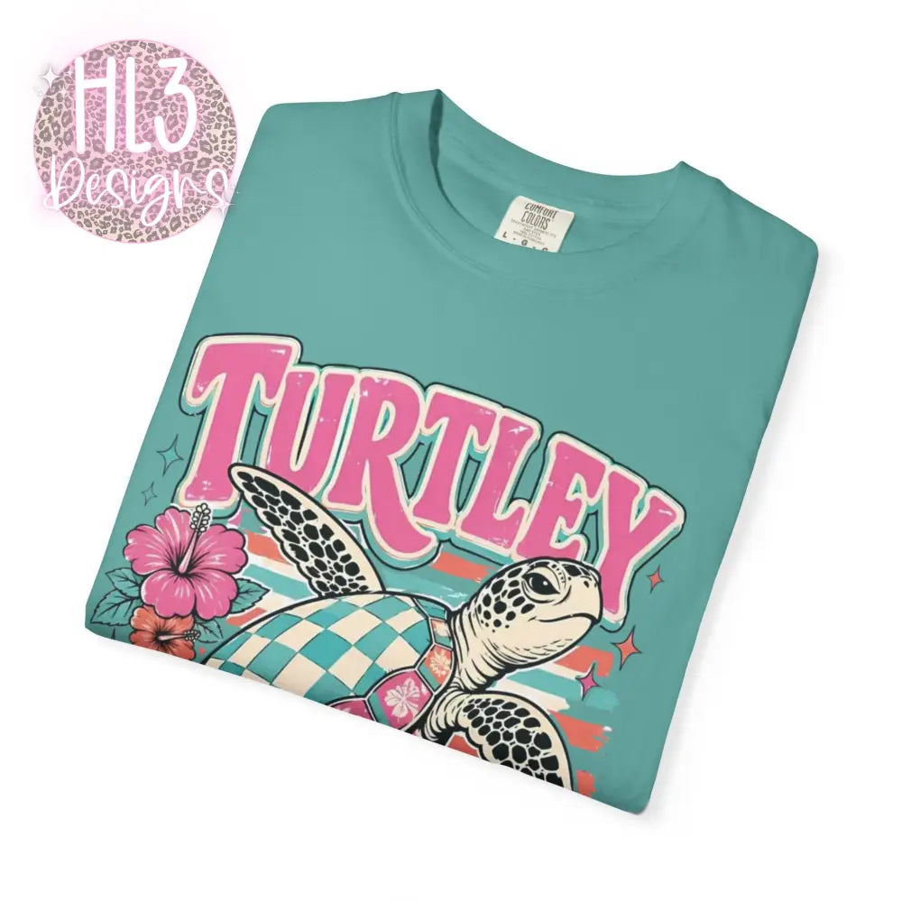 Turtley Over It Comfort Color T-shirt - T-Shirt