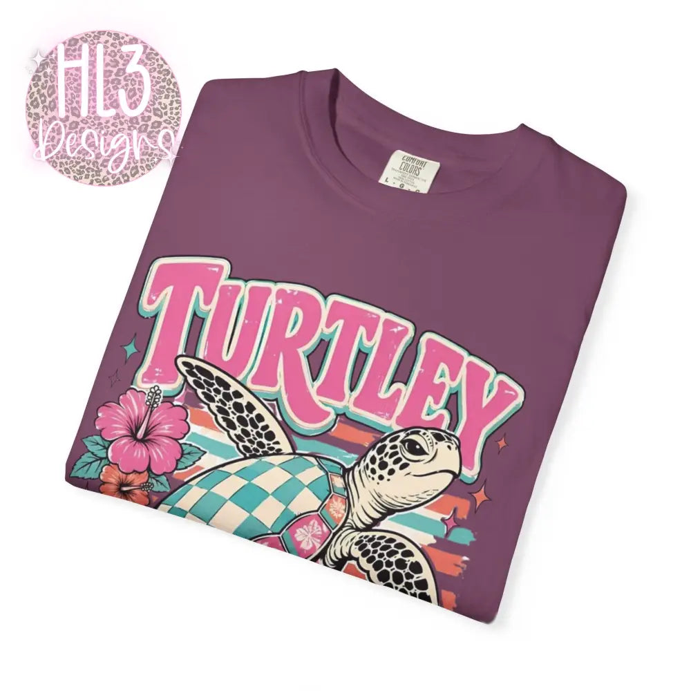 Turtley Over It Comfort Color T-shirt - T-Shirt